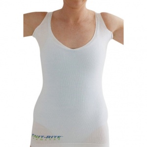 Knit-Rite Torso Interface Vest with Axilla Flaps for Spinal Orthoses