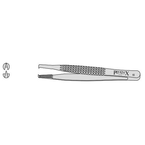 Bonney Dissecting Forceps With 1 Into 2 Teeth 180mm Straight