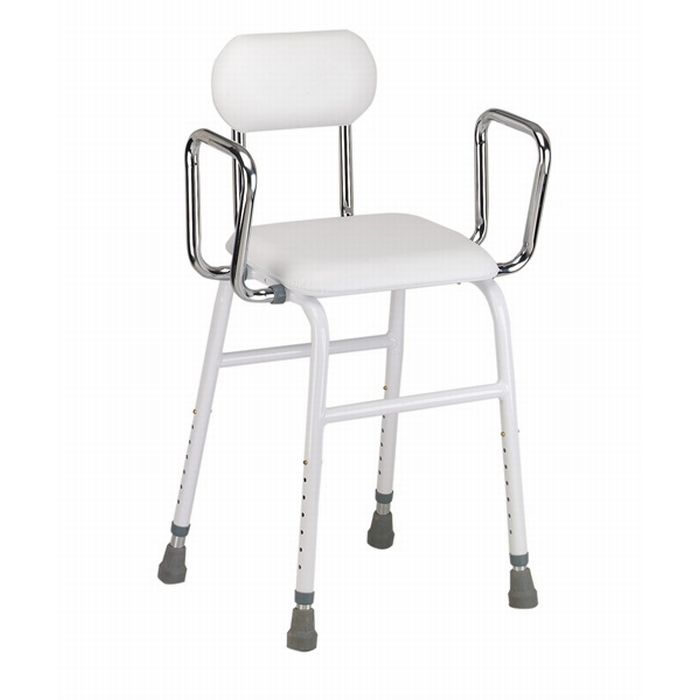 Drive Medical All Purpose Stool with Adjustable Arms Sports