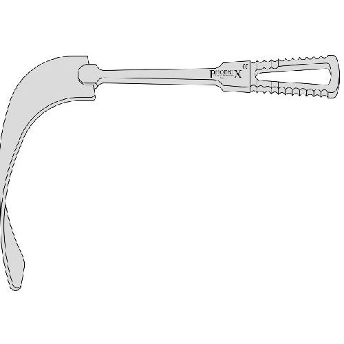 Kelly Retractor With Small Size 38mm End Of Blade 190mm Sports