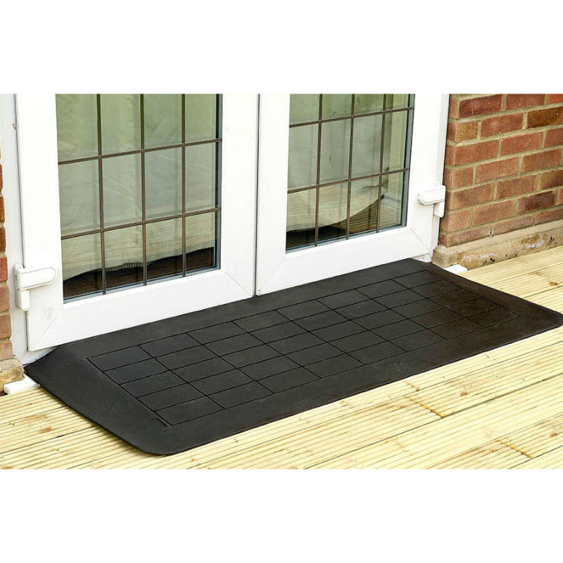 DoorlineNeatedge Wide Rubber Wheelchair Ramp Sports Supports