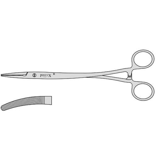 Hamilton Bailey Artery Forceps With Screw Joint 230mm Curved