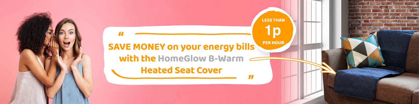 HomeGlow B-Warm Heated Seat Cover