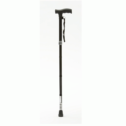 Drive Medical Adjustable Folding Walking Stick With Strap Sports