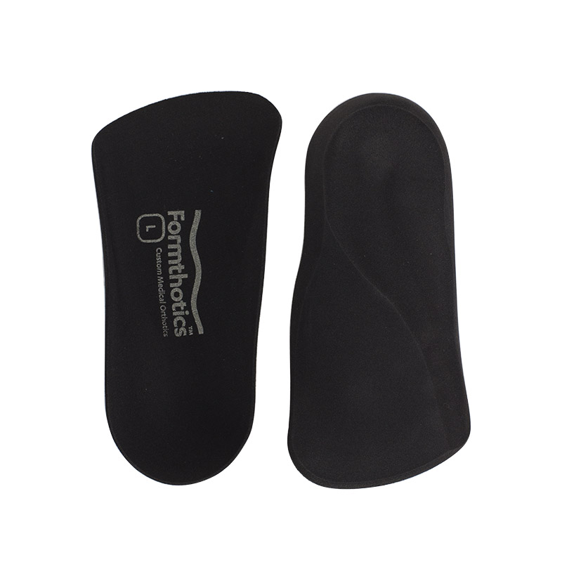 Comfort Firm Density Formthotics Charcoal 3/4 Length Insoles Sports