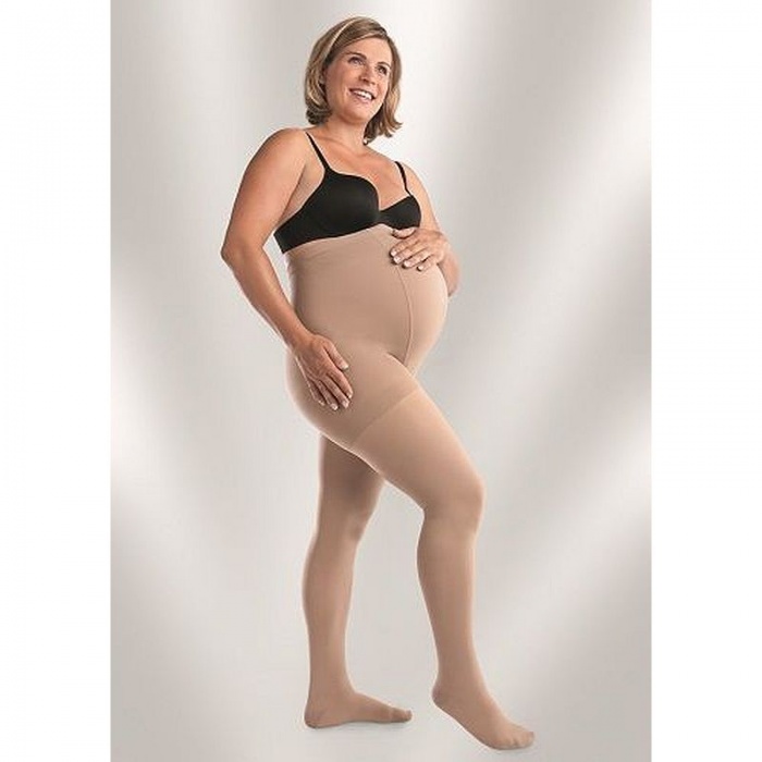 Juzo Attractive 1821mmHg Sesame Maternity Compression Tights Sports