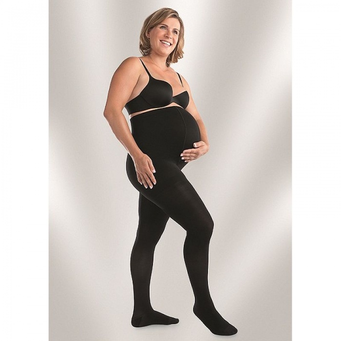 Juzo Attractive 1821mmHg Black Pepper Maternity Compression Tights