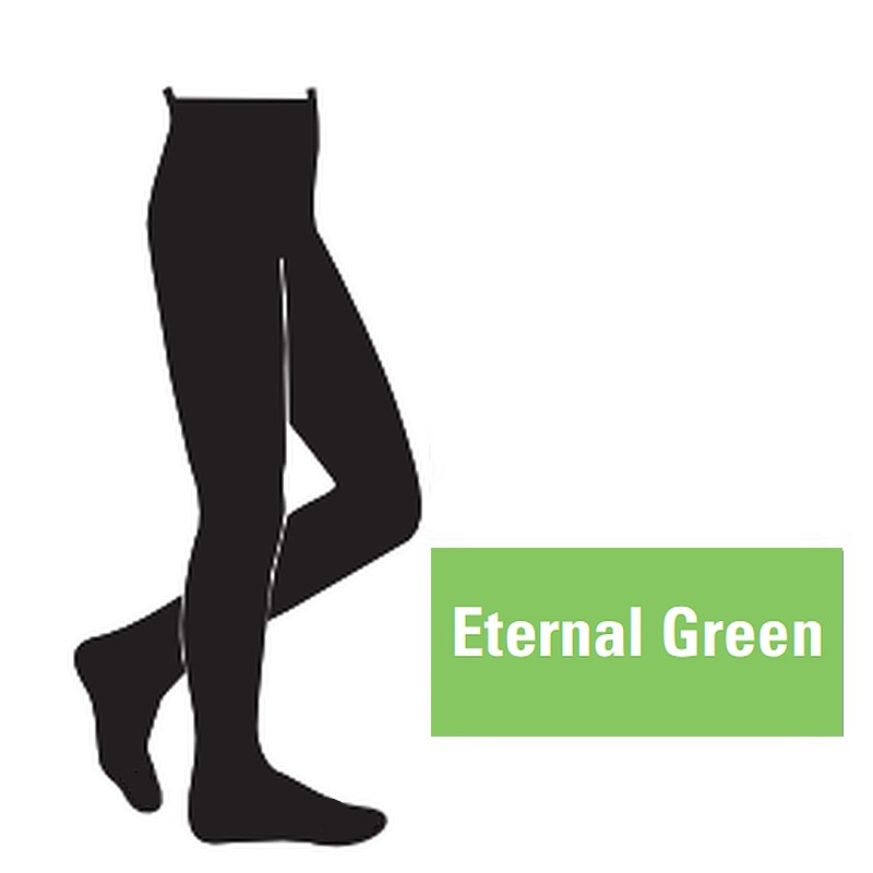 Juzo Attractive 1821mmHg Eternal Green Compression Tights Sports
