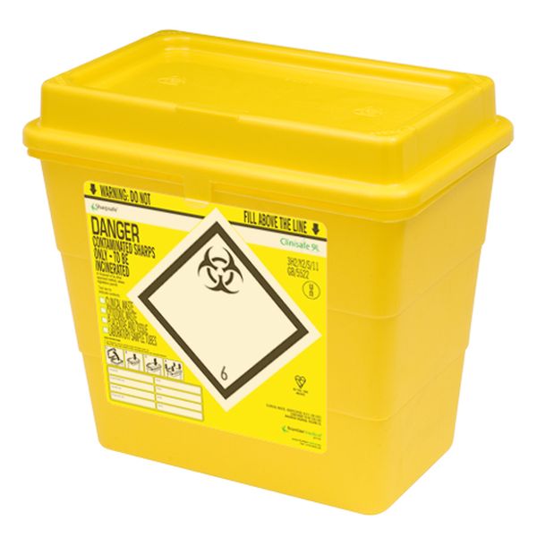 Sharpsafe 11 Litre Clinisafe Laboratory Waste Disposal Unit (Pack of 20