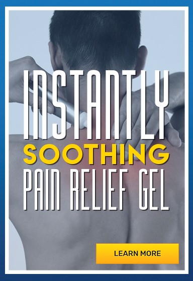 Pain relief gel to soothe stiff and aching muscles