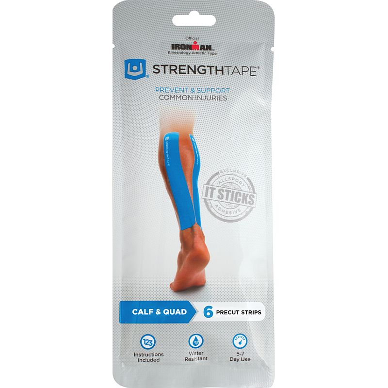 StrengthTape Kinesiology Tape PreCut Calf/Quad Kit Sports Supports
