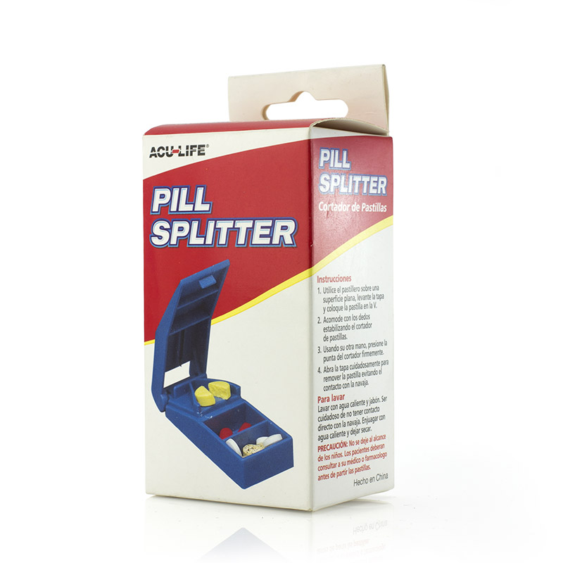 Blue Pill Splitter Sports Supports Mobility Healthcare Products