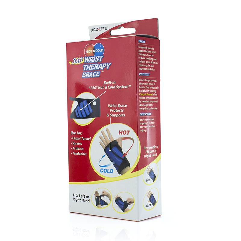 360 Hot & Cold Wrist Therapy Brace Sports Supports Mobility