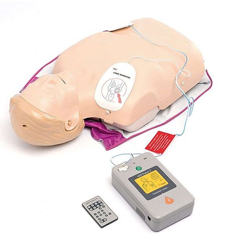 Laerdal Little Anne AED FR3 Mannequin CPR Training Package Sports