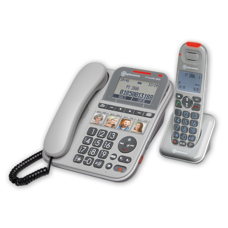 PowerTel 2880 Amplified Telephone Combo with Answering