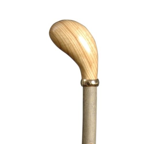 Ash Wood Pistol Grip Cane Sports Supports Mobility Healthcare