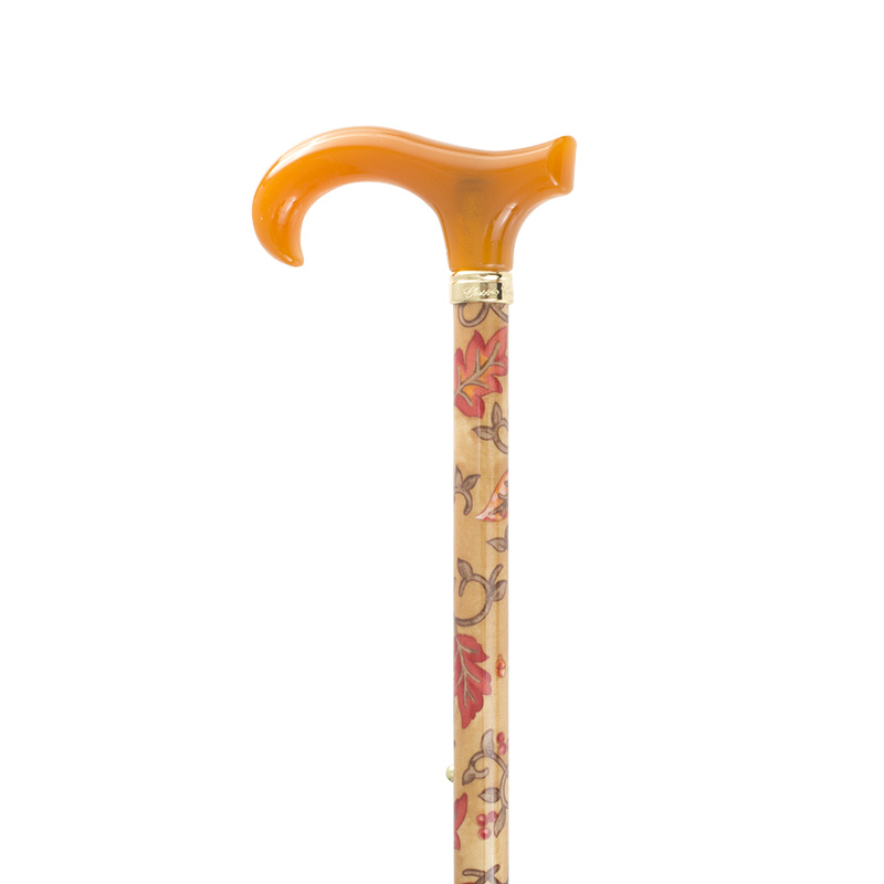 Autumn Leaves Extending Petite Walking Cane Sports Supports