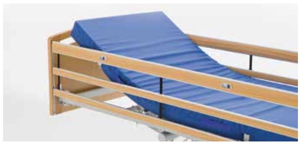 Invacare bed rails with the SBB 755 Profiling Bed