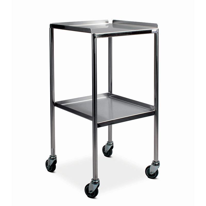 Bristol Maid Stainless Steel Dressing Trolley with 450 x 450mm Fixed
