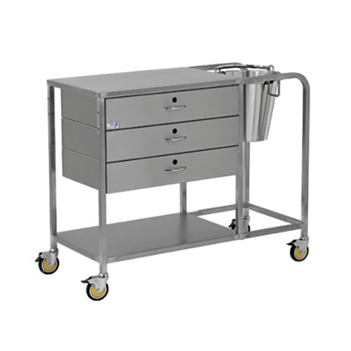 Bristol Maid Plaster Trolley with Three Drawers and Bucket Sports