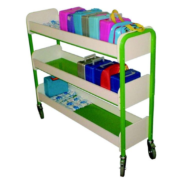 lunch box with shelves