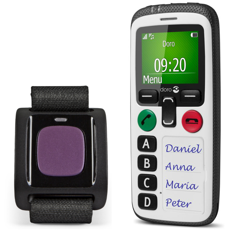 Doro Secure 580 Amplified Safety Mobile Phone with Alarm Trigger 3500