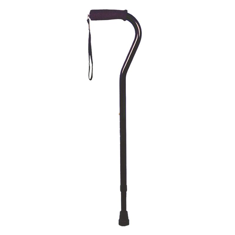 Drive Medical Swan Neck Walking Stick with Foam Handle Sports