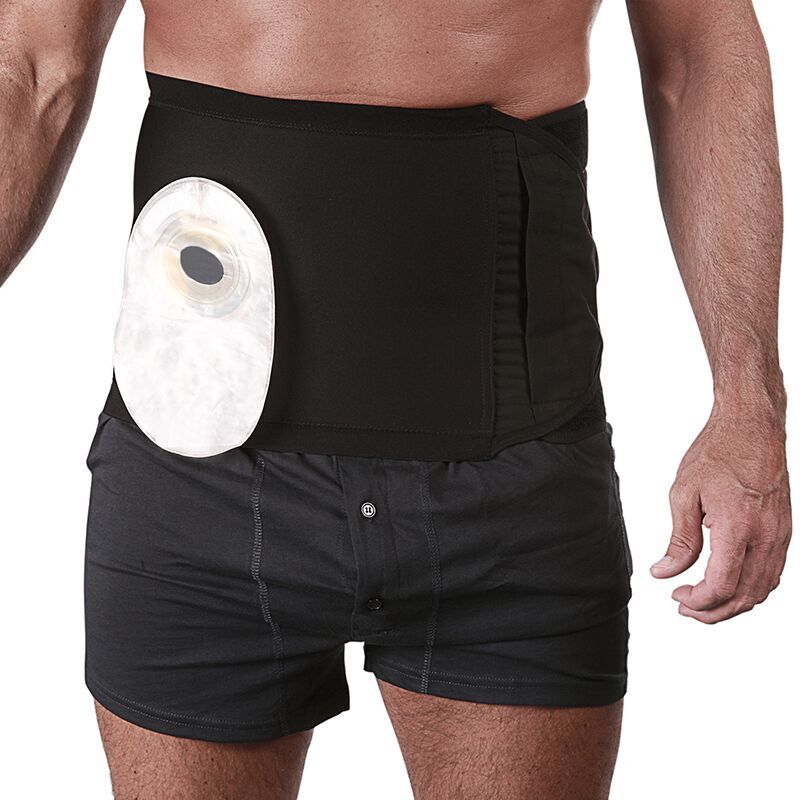 Fulcionel Hole Cut Ostomy And Hernia Support Belt 20cm Depth