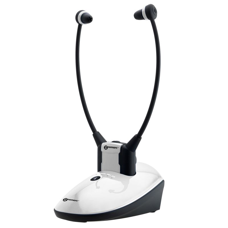 Geemarc Amplified Wireless TV Headset Listener for the Hard of Hearing