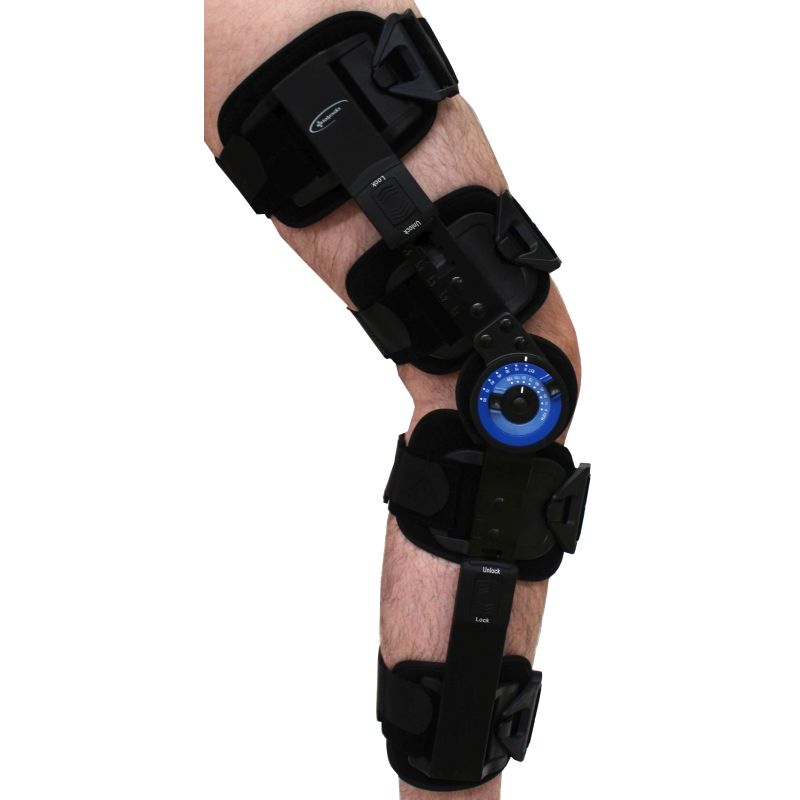 Telescopic PostOperative ROM Knee Brace Sports Supports Mobility
