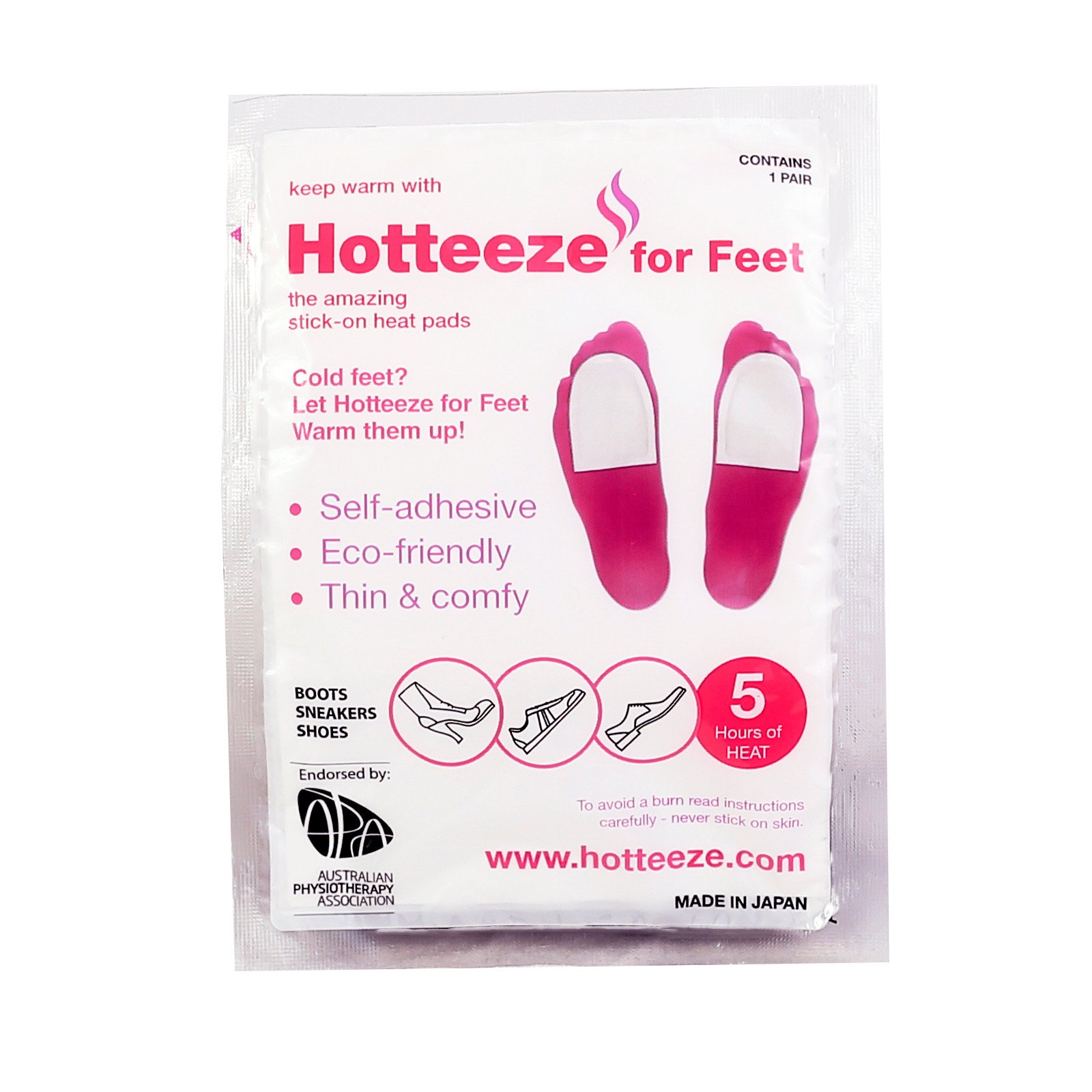 Hotteeze for Feet Deluxe Winter Bundle