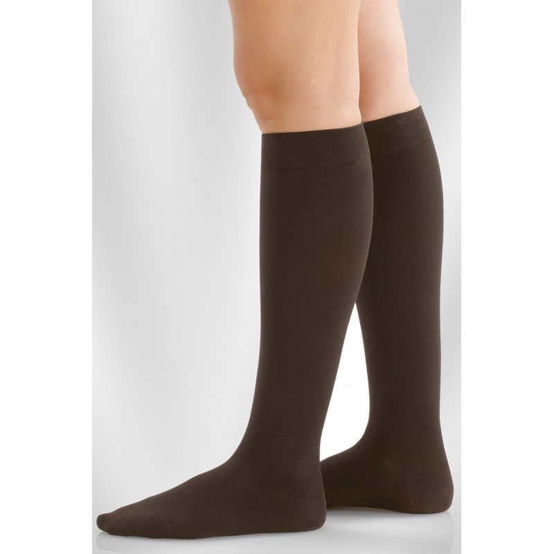 Juzo Dynamic Class 1 Black Pepper Knee High Compression Stockings