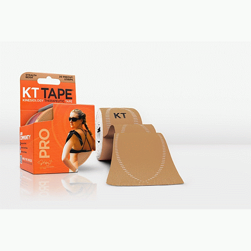 KT Tape Pro Synthetic Kinesiology Therapeutic Tape Stealth Beige