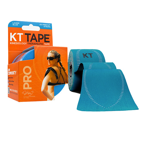 KT Tape Pro Synthetic Kinesiology Therapeutic Tape Laser Blue Sports
