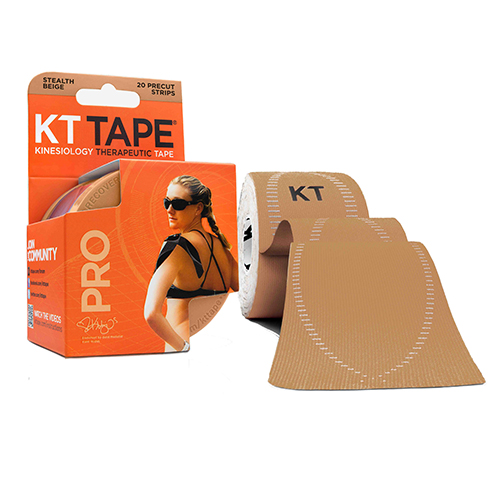 KT Tape Pro Synthetic Kinesiology Therapeutic Tape Stealth Beige Sports Supports Mobility