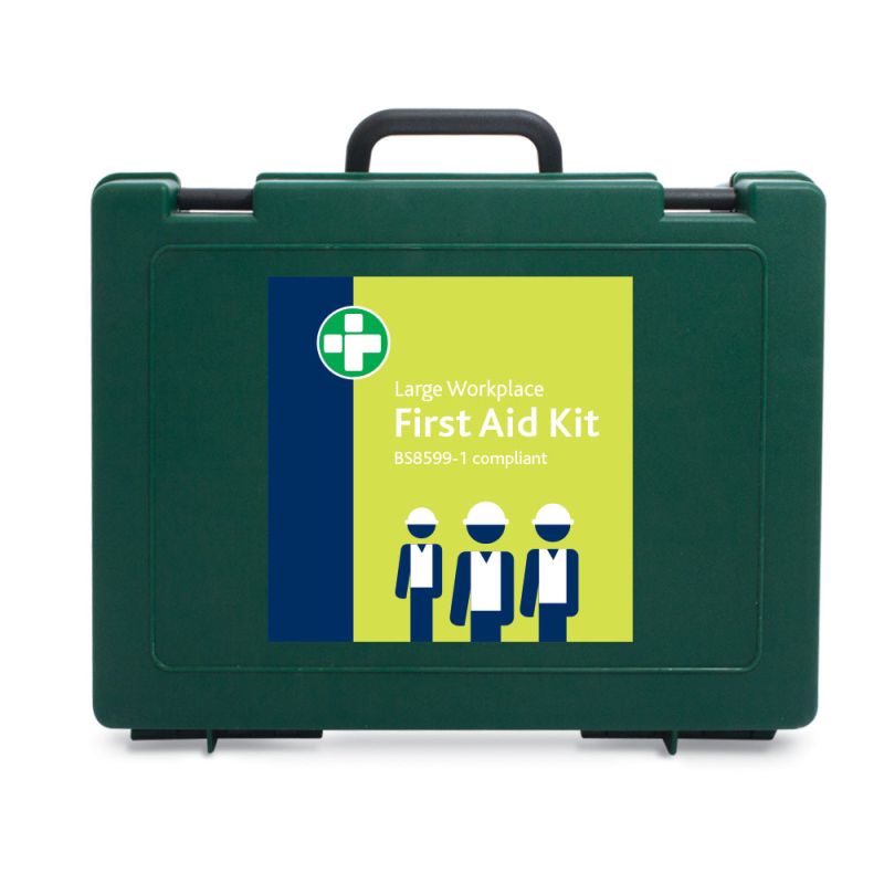 Large Workplace First Aid Kit in Essentials Box Sports Supports Mobility Healthcare Products