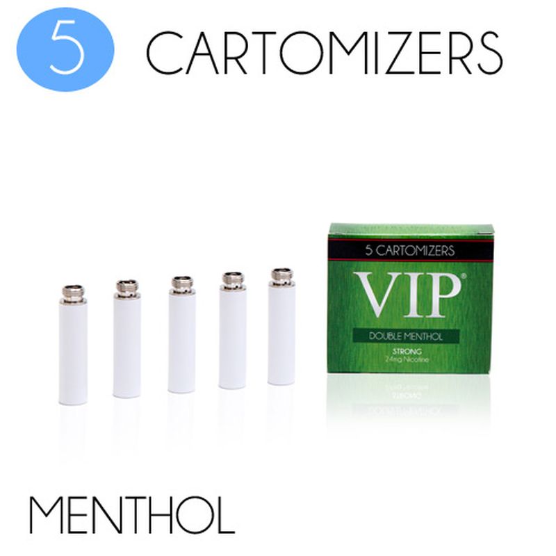 VIP Electronic Cigarette Double Menthol Regular Strength ELiquid