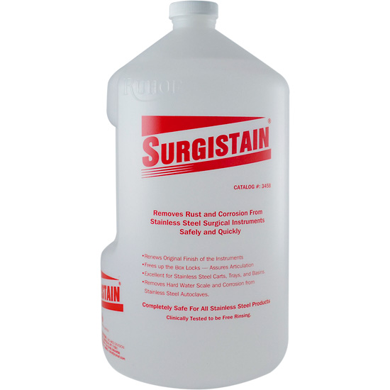 Ruhof Stainless Steel Instrument Staining and Rust Remover Surgistain 4 litre Sports Supports