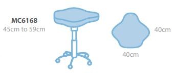 seers dual curve standard medical stool dimensions