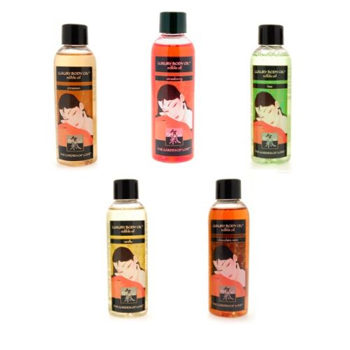 Shiatsu Luxury Flavoured Edible Body Oil Sports Supports Mobility