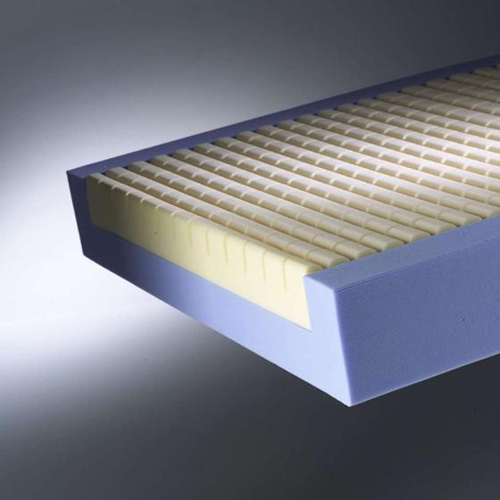 castellated foam core of the premier pressure relief mattress