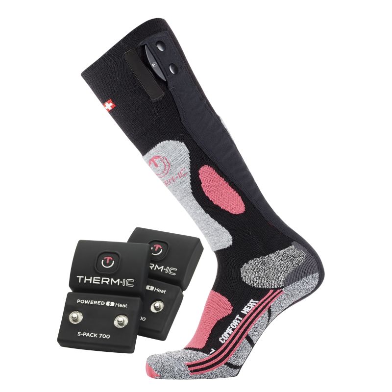 ThermIC Powersock Multi Heat Heated Sock Double Set with SPack 700