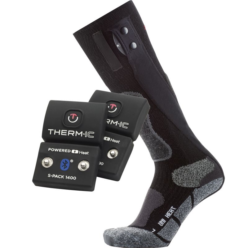 ThermIC Powersock Uni Heat Heated Sock Double Set with SPack 1400B