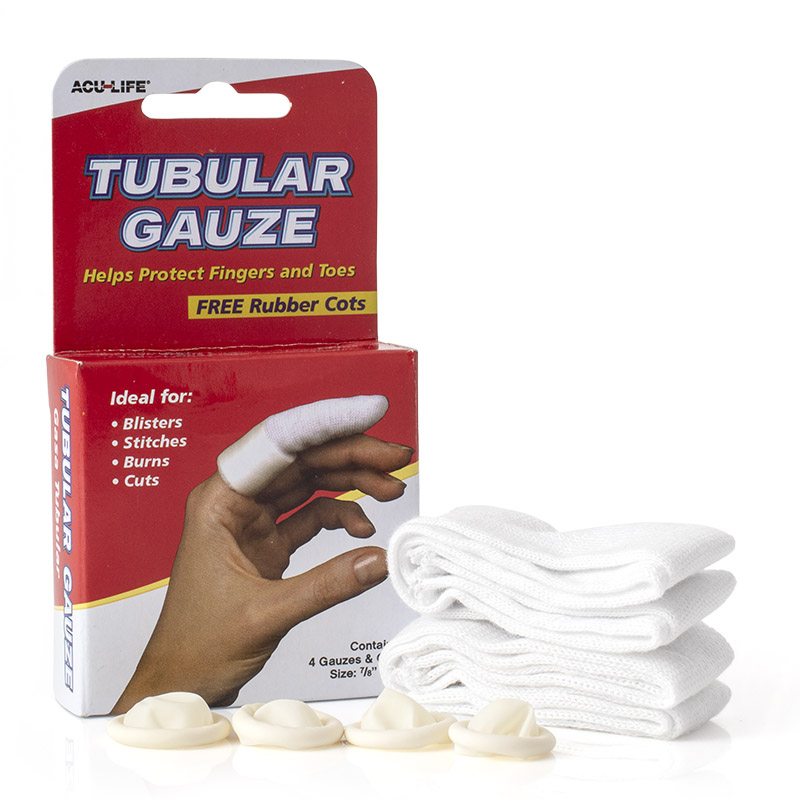 Tubular Gauze & Finger Cots Sports Supports Mobility Healthcare Products