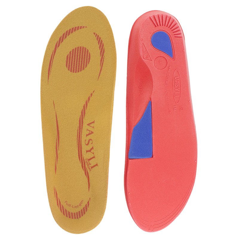 Vasyli Red 6 Degree Custom Orthotic Insoles Sports Supports
