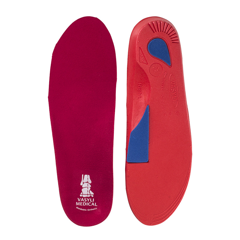 Vasyli Red 6 Degree Custom Orthotic Insoles Sports Supports