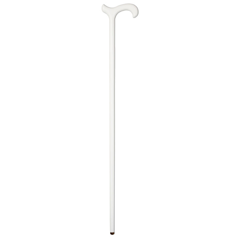 White Derby Walking Stick for the Blind Sports Supports Mobility