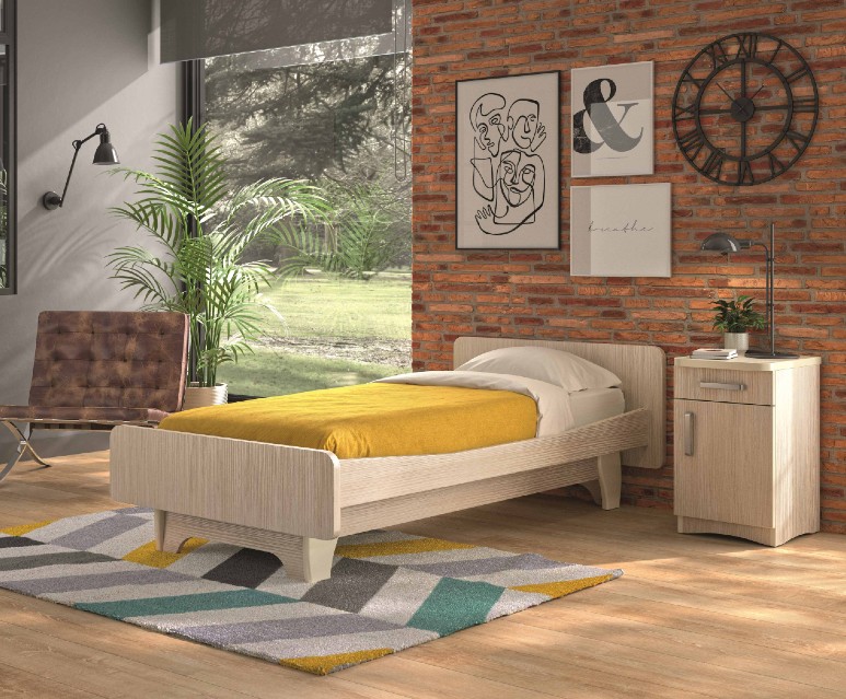 The X'Prim Hotel style bed is sophisticated and comfortable