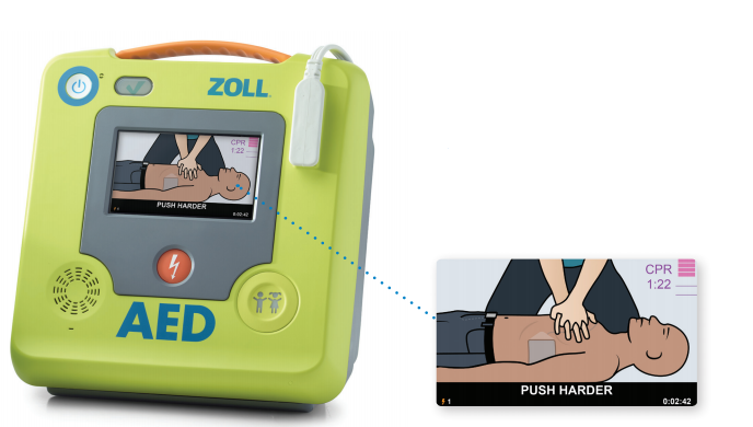 CPR Guidance With The AED 3 Defibrillator