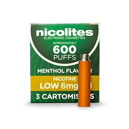 Nicolites Refill Cartridges Low Strength Menthol Cartomisers